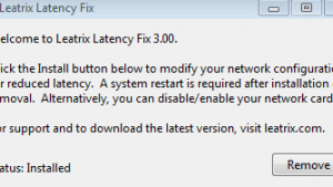 Как устранить изменения в Leatrix Latency Fix