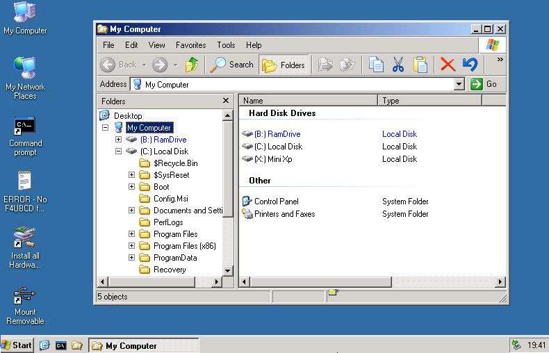 Операционная система Windows XP