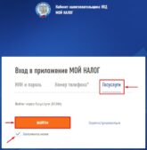 Вход в Мой Налог через Госуслуги